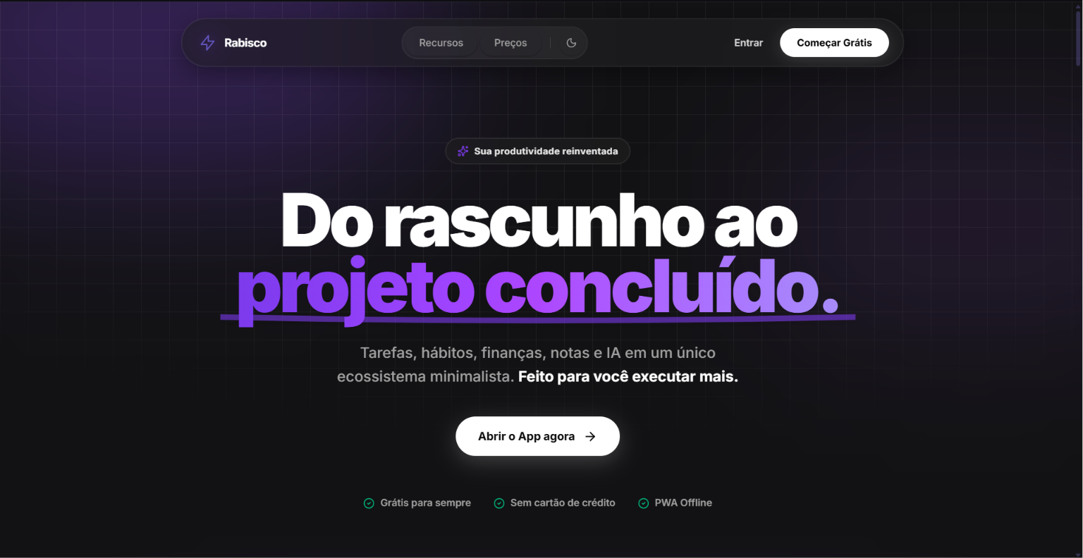 rabisco.life web app